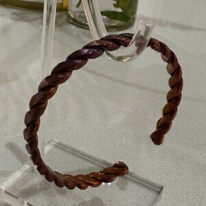 Unisex Metallic Copper Bracelet